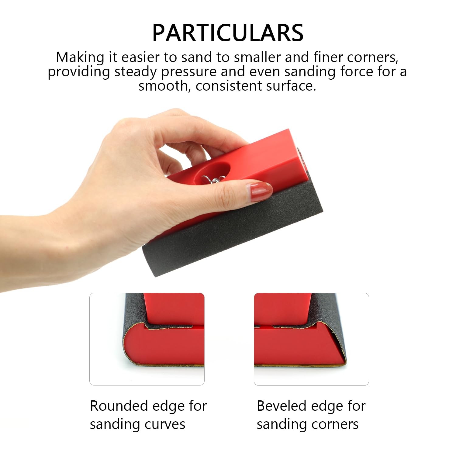 SCOTTCHEN Hand Sanding Blocks Auto Body, 25pcs Sandpaper Woodworking Furnitur…