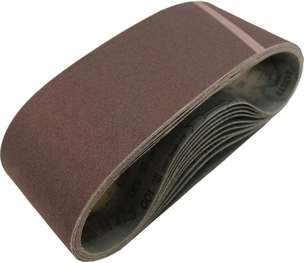 742320-3 4-by-24-Inch 40-Grit Abrasive Sanding Belt 10-Pack