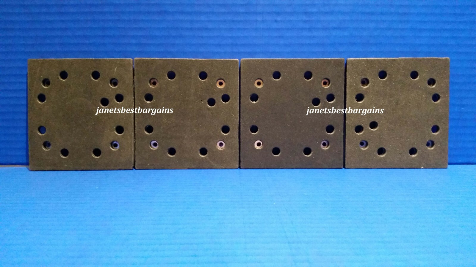 DeWalt Porter Cable 151284-00 Aftermarket 8 Hole Standard Square Sander Pad 4PK