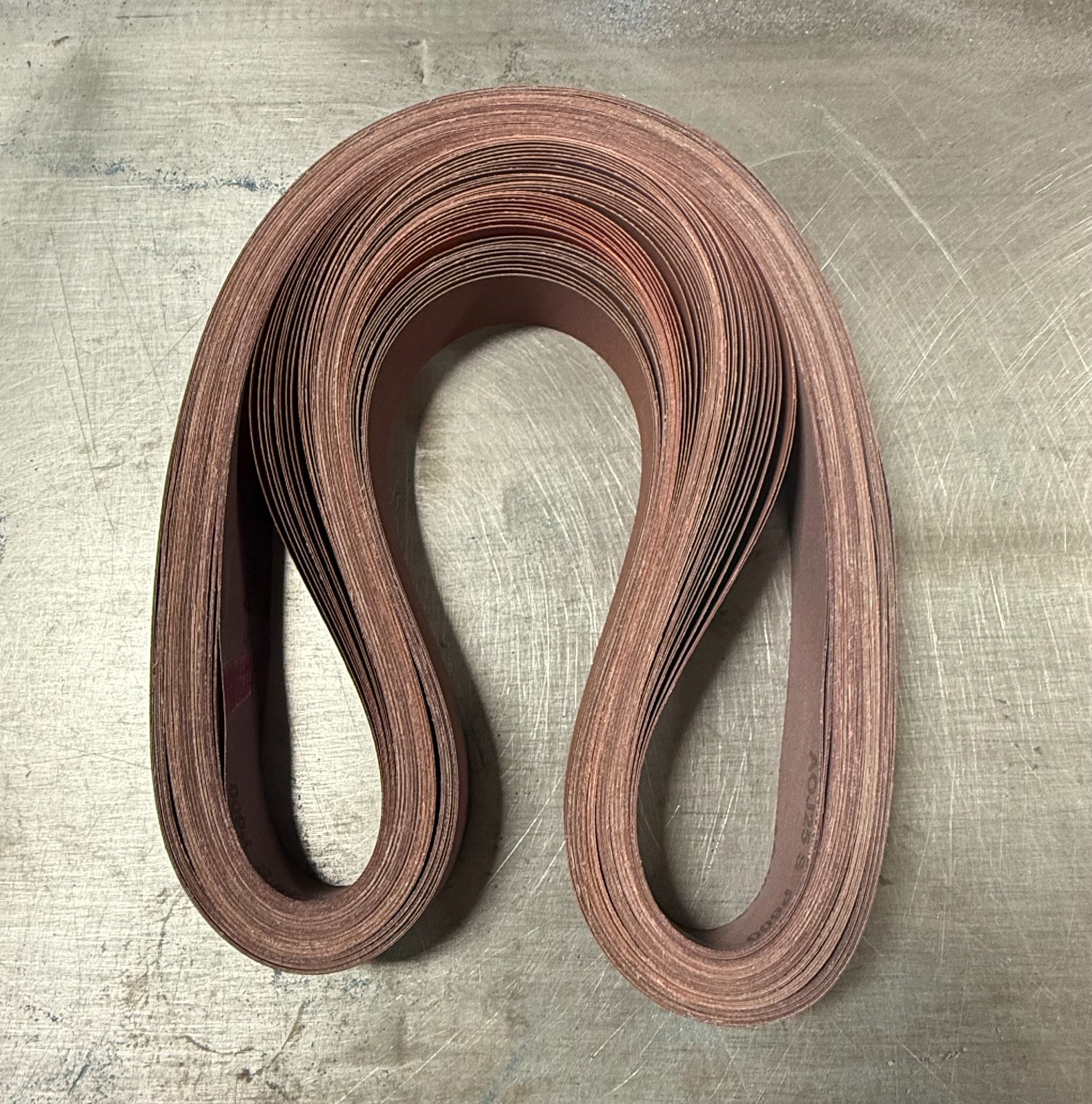 PREMIUM 2″ X 72″ A/O J-WEIGHT SANDING BELT VARIETY PACK – 60 BELTS! 120-600 GRIT