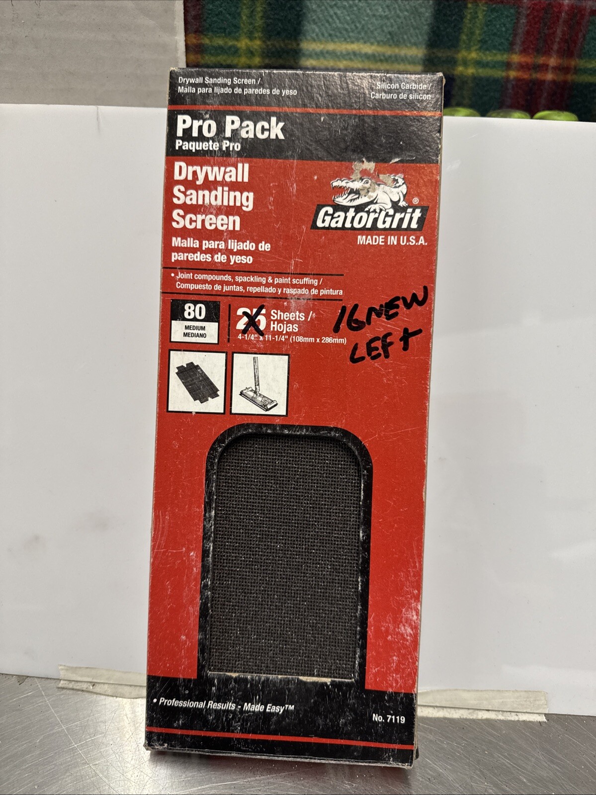 Gator Drywall Sandpaper 16 Sheets 4.25-in W x 11.25-in L 80-Grit