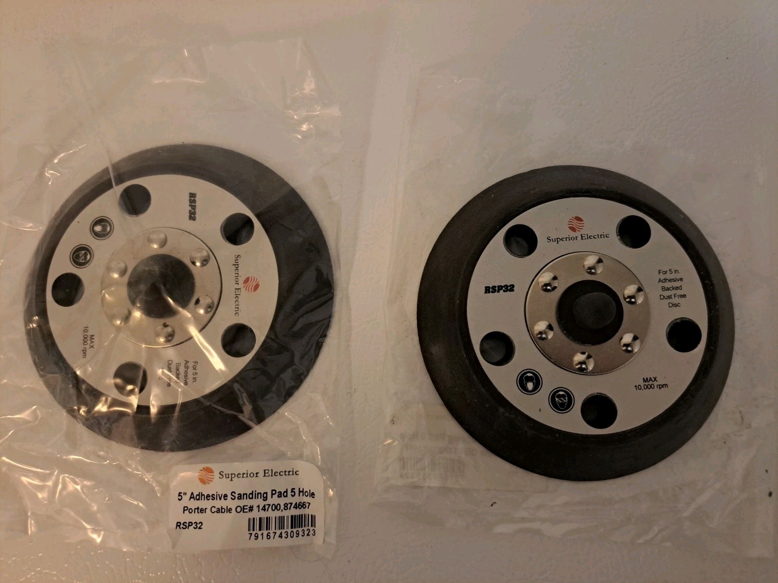 2 Pack!! Superior Electric Genuine OEM Replacement Backing Pad # RSP32