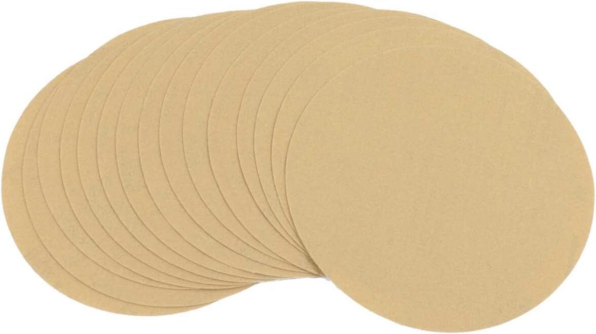 10PCS 9 Inch / 230MM 80 Grit Wet and Dry Sanding Disc No Hole Orbital Sandpaper