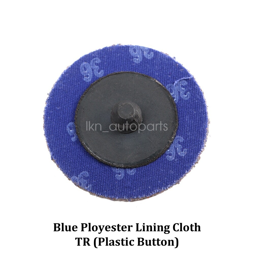 50PC 2 inch 36 Grit Aluminum Oxide Roll Lock Die Grinder Sanding Grinding Disc