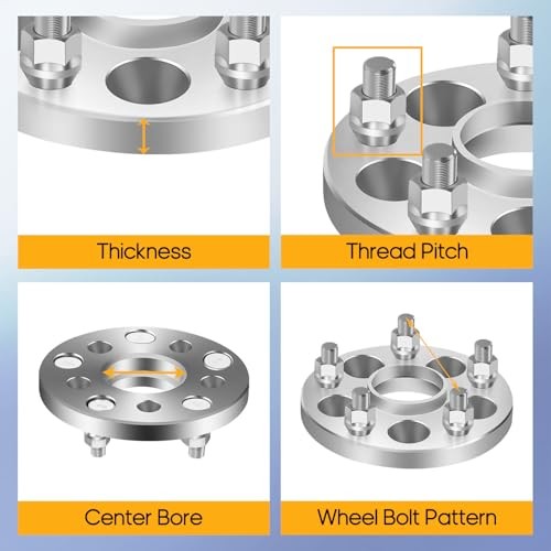 5×100 to 5×4.5 Wheel Adapters 15mm 1998-2018 for Forester 56.1mm Bore |