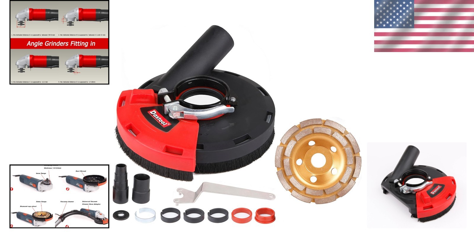 Expert Surface Grinding Guard for 4.5/5-Inch Grinder