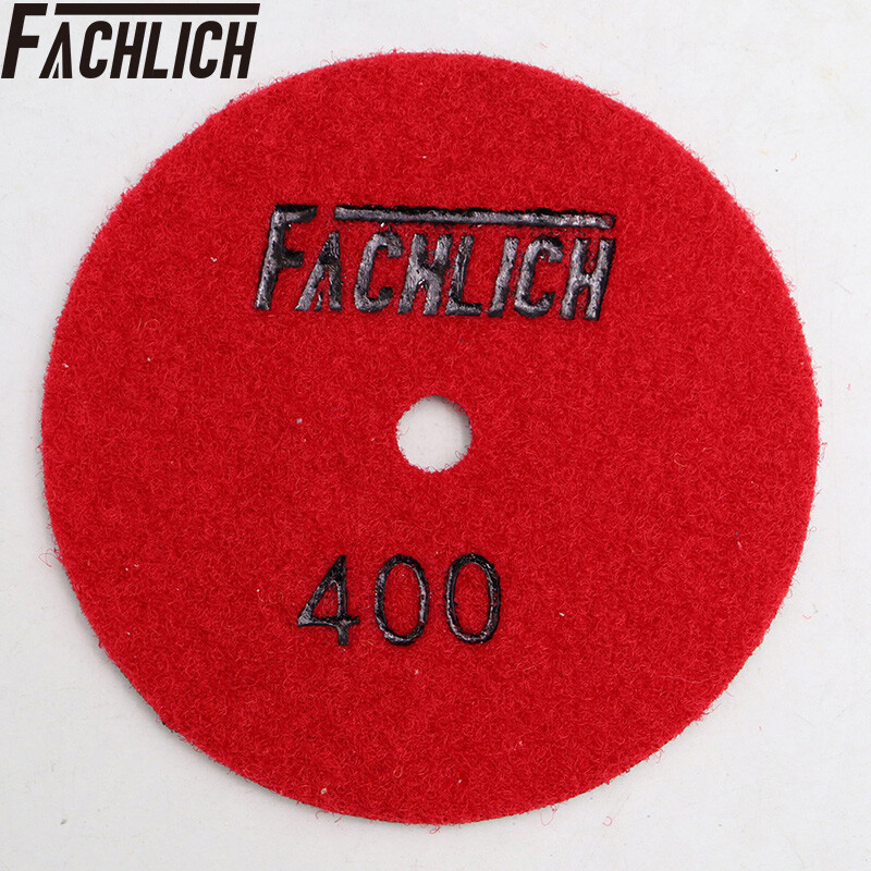 7pcs 4″ / 100mm Diamond Concrete Floor Dry Polishing Pads Sanding Grinding Discs