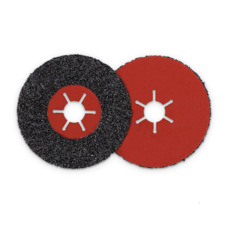 5 Pack – 4.5″ x 7/8″ Silicon Carbide Semi-Flex Sanding Discs for Angle Grinders