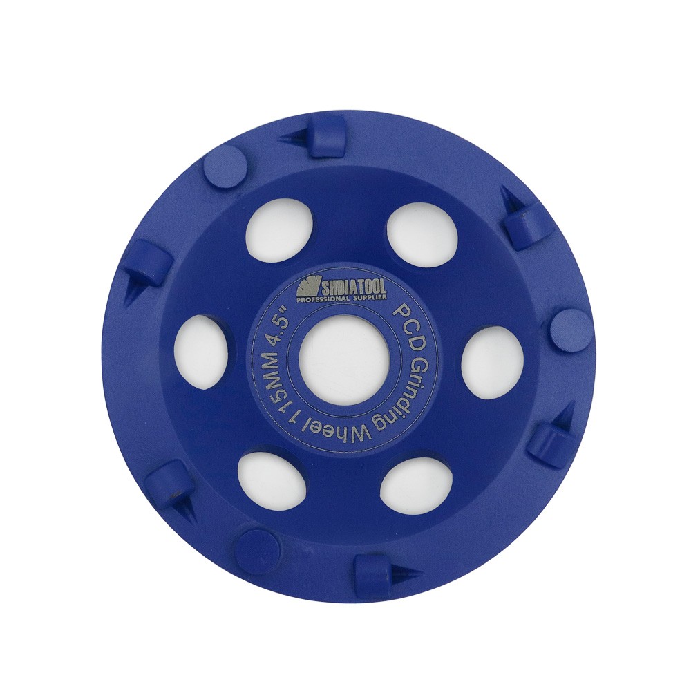 4.5″/115mm PCD Grinding Cup Wheel Polycrystalline Diamond Grinding Wheel Glue