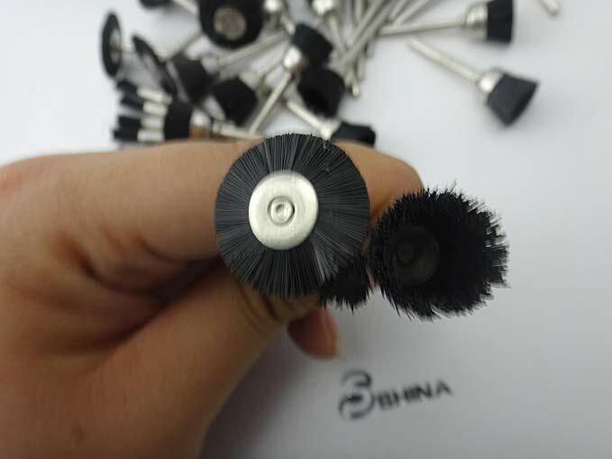 45pcs Nylon Wire Wheel Polishing Mix Brush Set for Dremel Rotary Tool