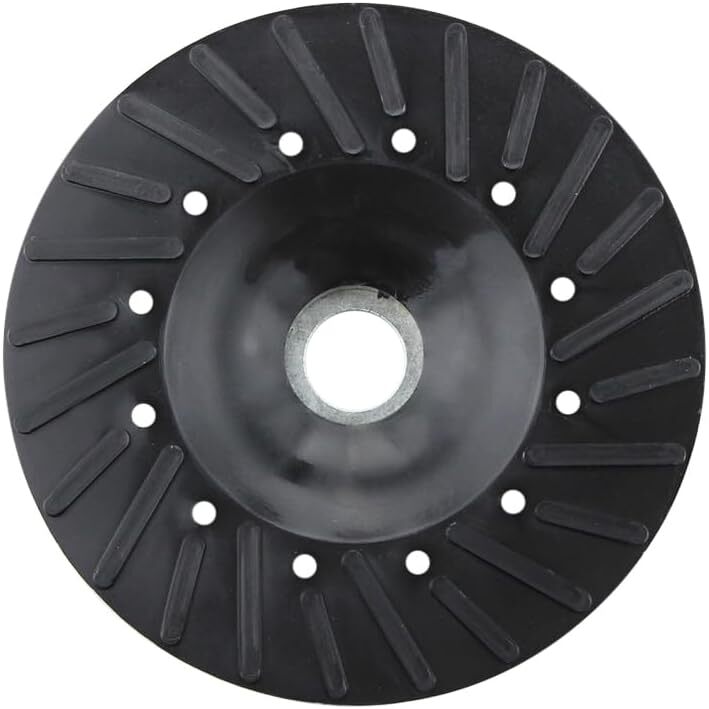 1 Pack – 4-1/2″ x 5/8″-11 Resin Fiber Disc Backing Pad with Lock Nut for Grinder