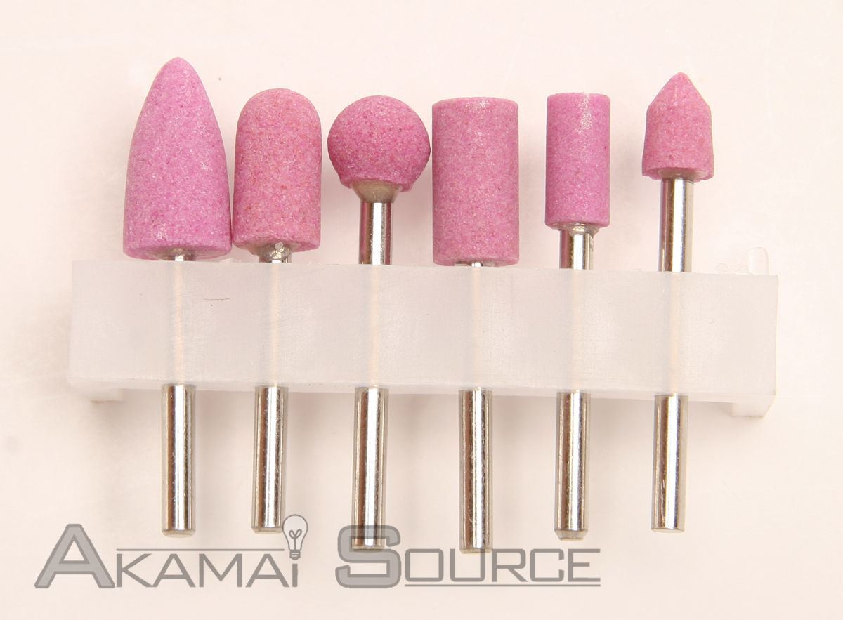 12 pc Sanding Stone Set 1/8″ Shank Wire Wheel Auto Tools DIY Hobby Tool W181