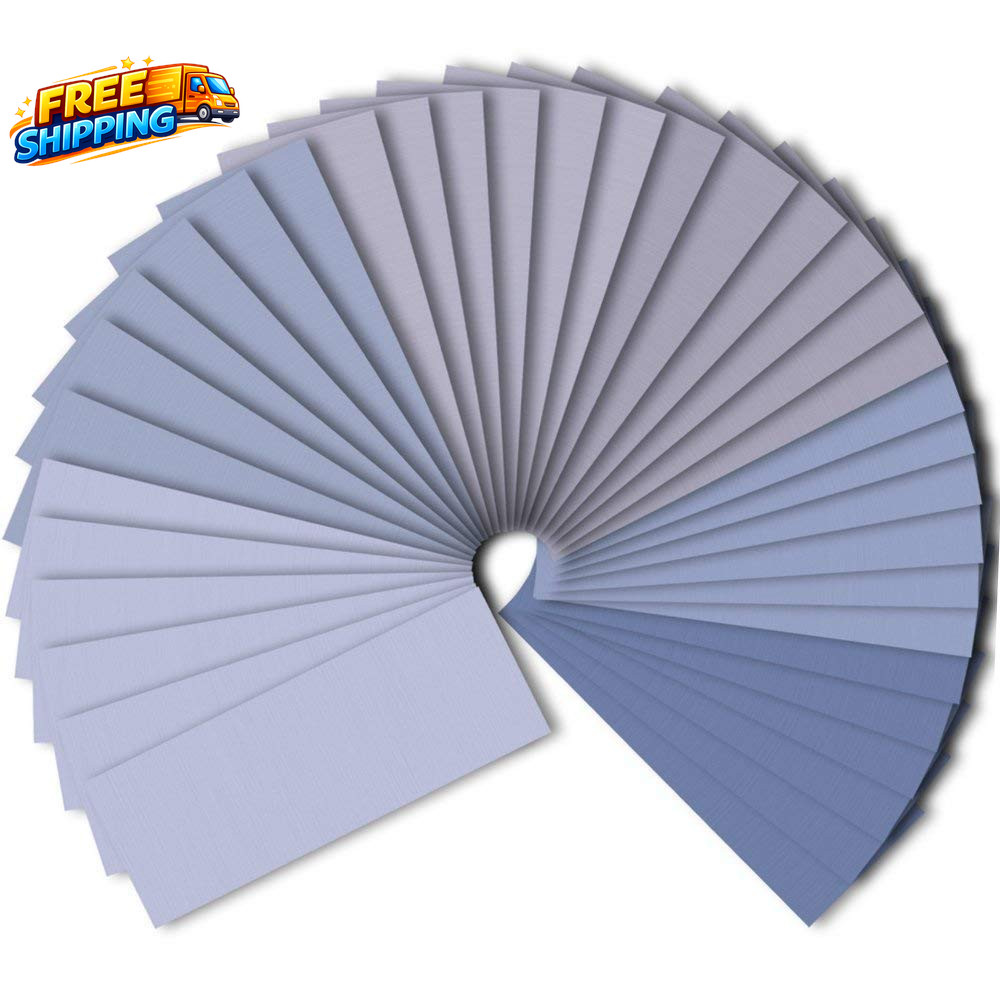 36 Pieces Sandpaper 1500 2000 2500 3000 5000 7000 High Grit Wet and Dry