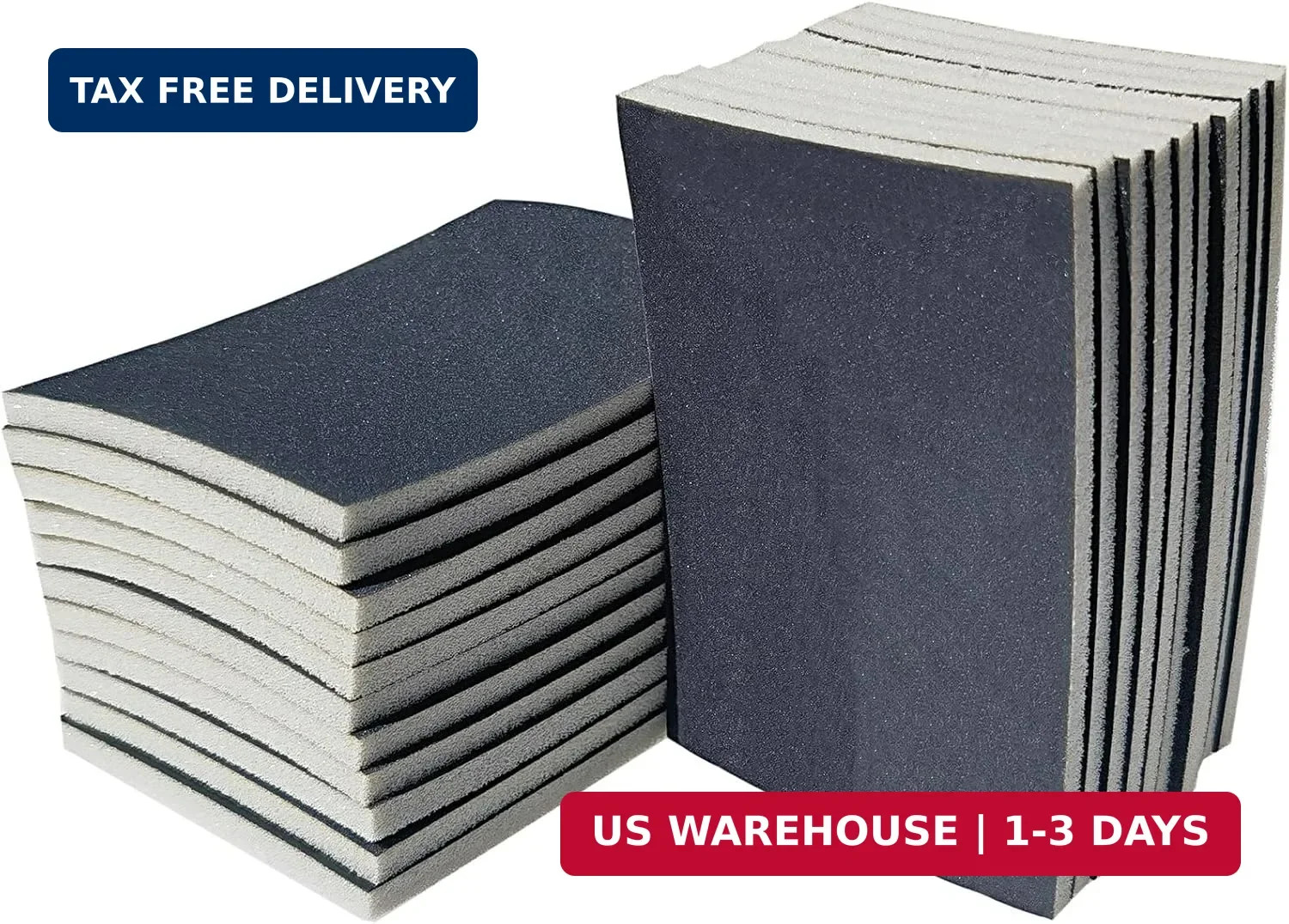 20 Pack 600 Grit Sanding Sponge Pads Wet Dry Foam Sandpaper Blocks