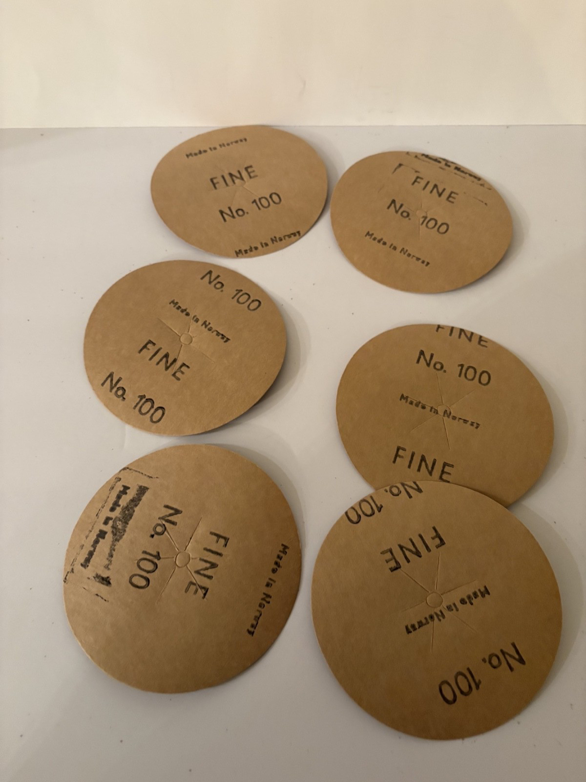 VTG Craftsman & Carborundum Aluminum Oxide Abrasive Discs various grit (30 disc)