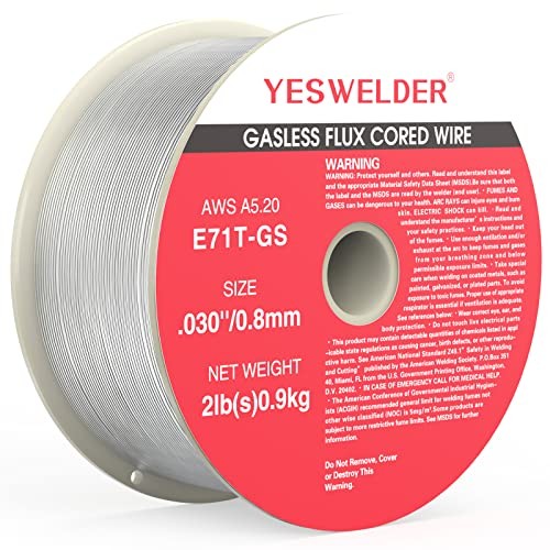 Flux Core Gasless MIG Wire, E71T-GS Mild Carbon Steel .030-Inch Diameter 2