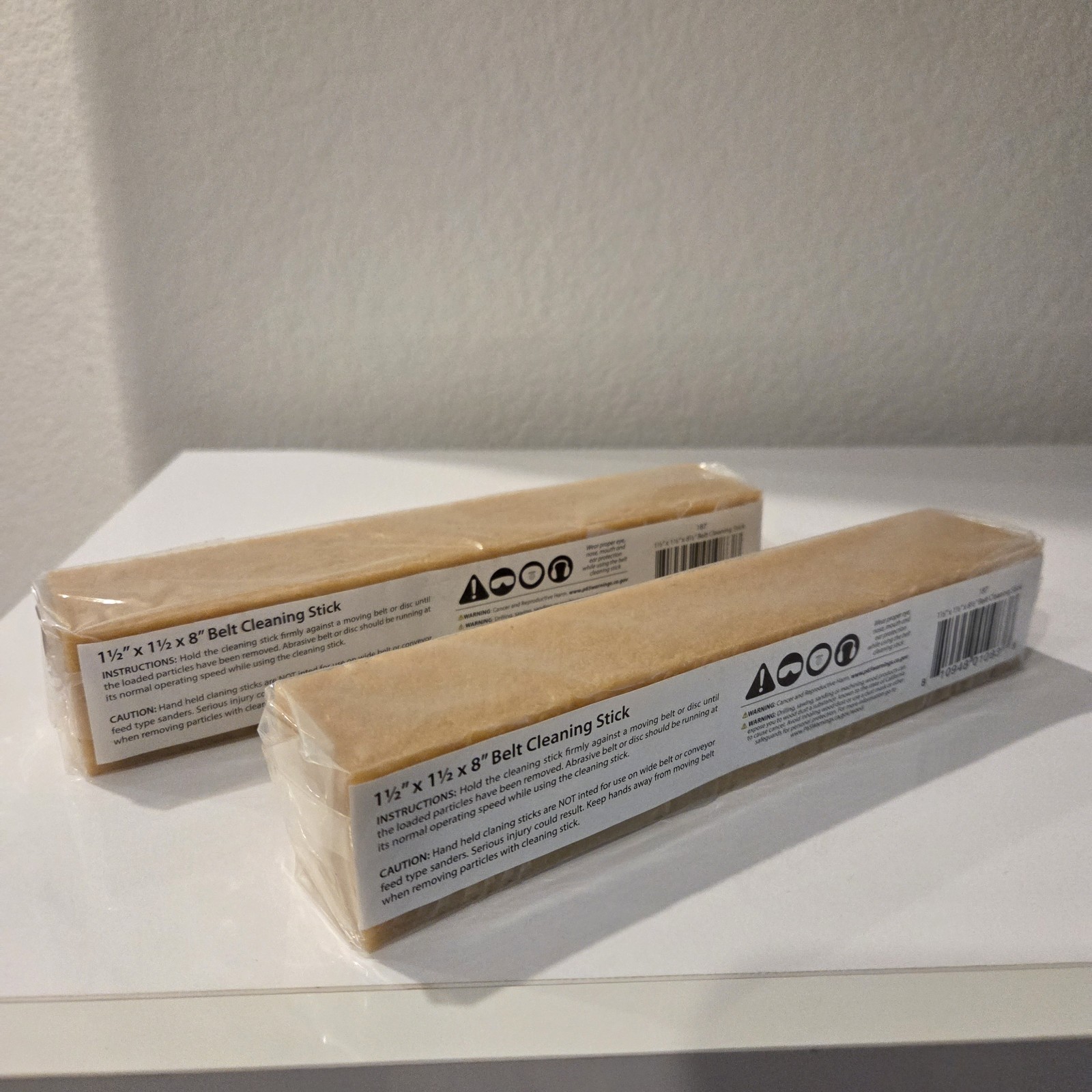 Lot Of 2 PeachTree Abrasive Cleaning Stick Sandpaper Cleaner Remove Dust Debris