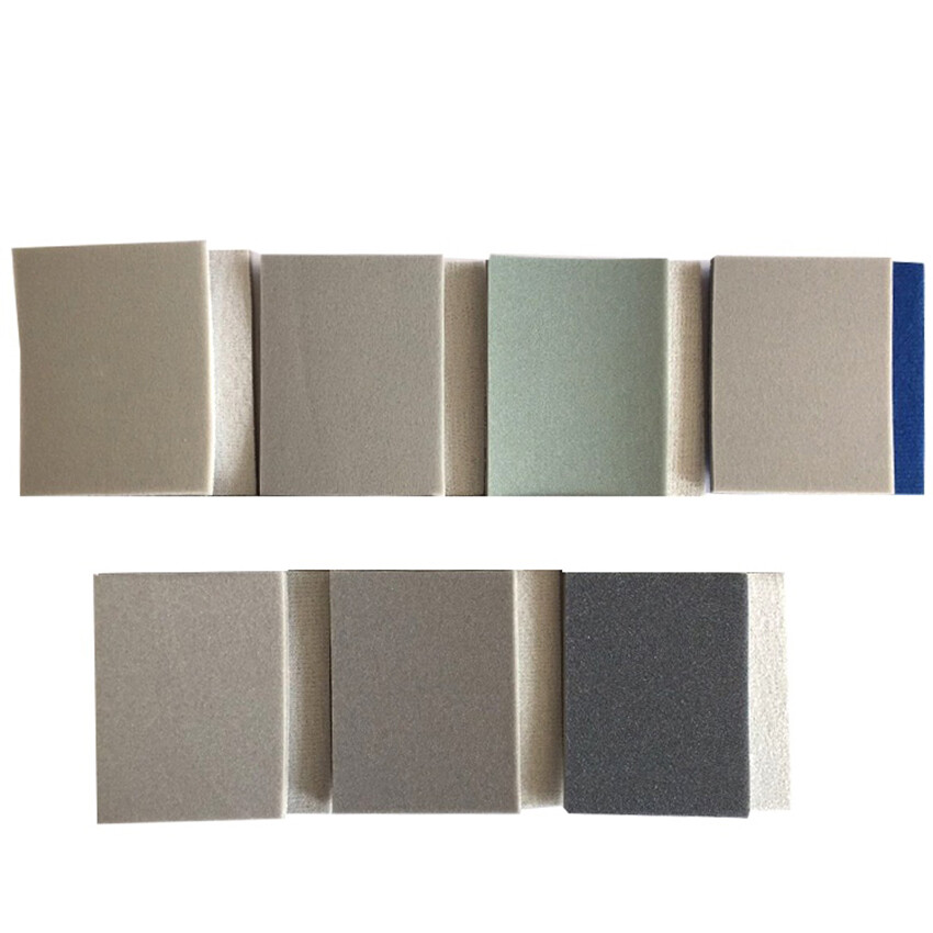 Foam Sanding Block Flexible Wet/Dry Abrasive Sandpaper Sponge Pads 300-3000 Grit