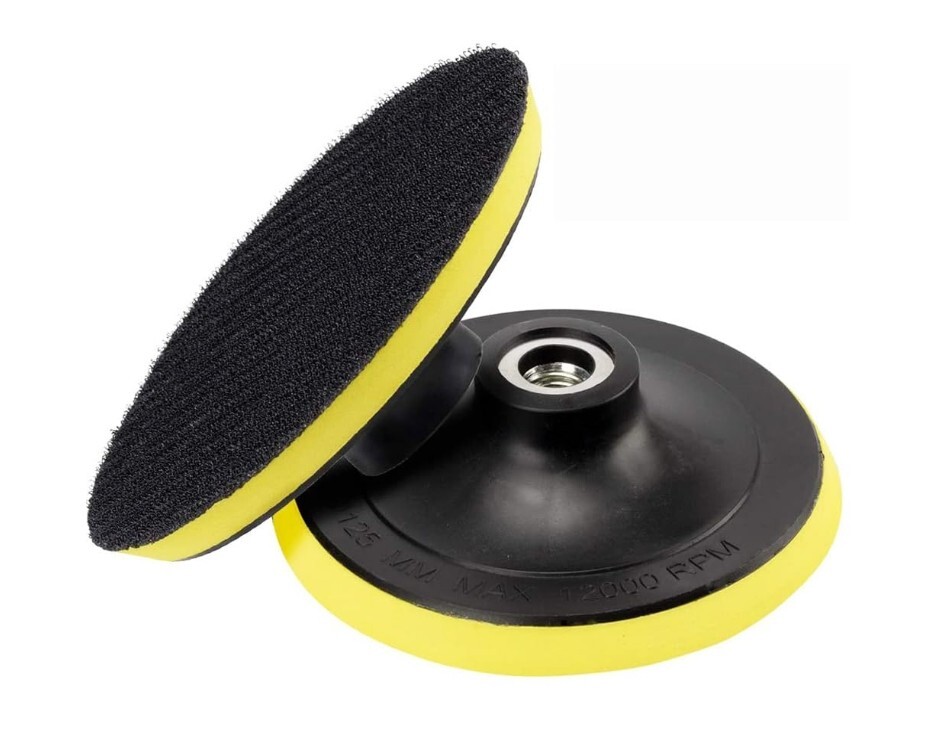 2 Pack 5 Inch Hook and Loop Backing Pad with M14 Thread,Rotary Buffing Pad