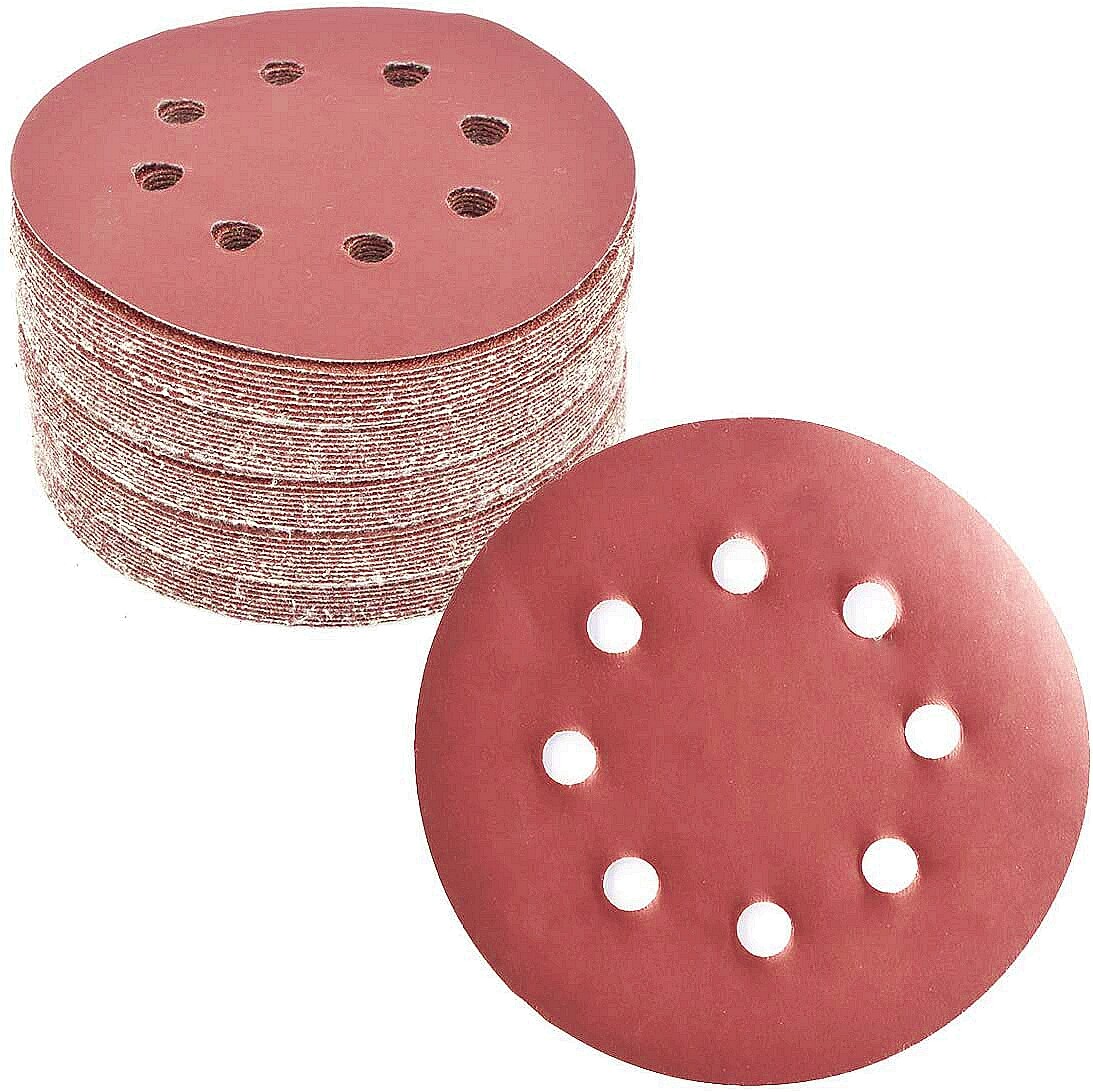 50x 1500 Grit Sanding Discs 5 in 8-Hole Hook Loop Orbital Sander Sandpaper Paper