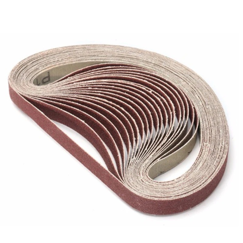 10PCS 50mm Sanding Belt Belts 40 – 320 Grit Heavy Duty Cloth Backed