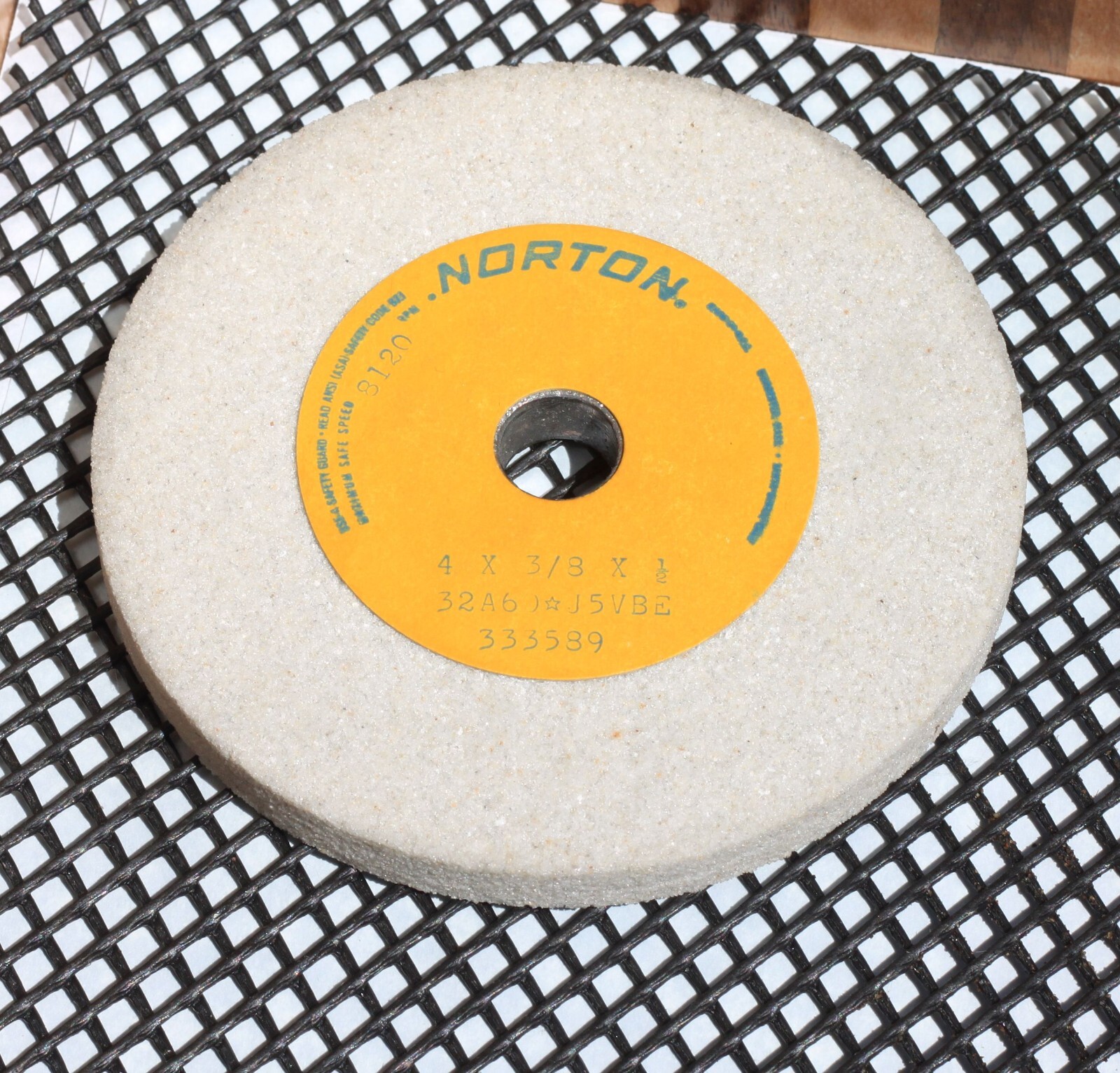 Machine Shop Surplus! Grinding Wheel Norton 4″x3/8″x1/2″ 32A60-J5VBE, NewOldStk