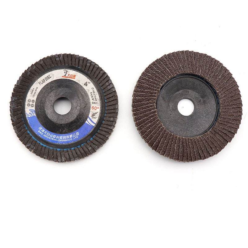 4” 100mm Sanding Flap Discs Grinding Wheels for Angle Grinder 60 Grit 80 Grit