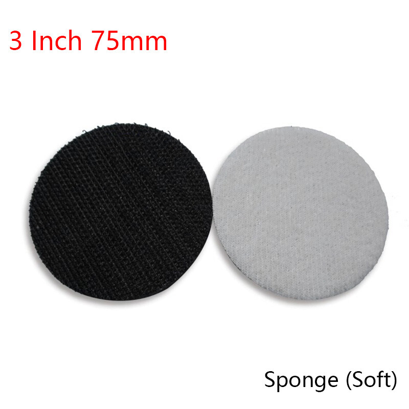 Ø 3 Inch 75mm Hook & Loop Sponge Interface Pad for Sanding Disc Backing Pads