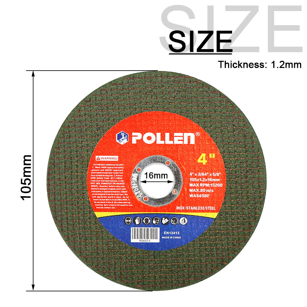 105MM Cutting Disc Wheel Angle Grinder Cut Off Wheel for Metal Stainless Steel