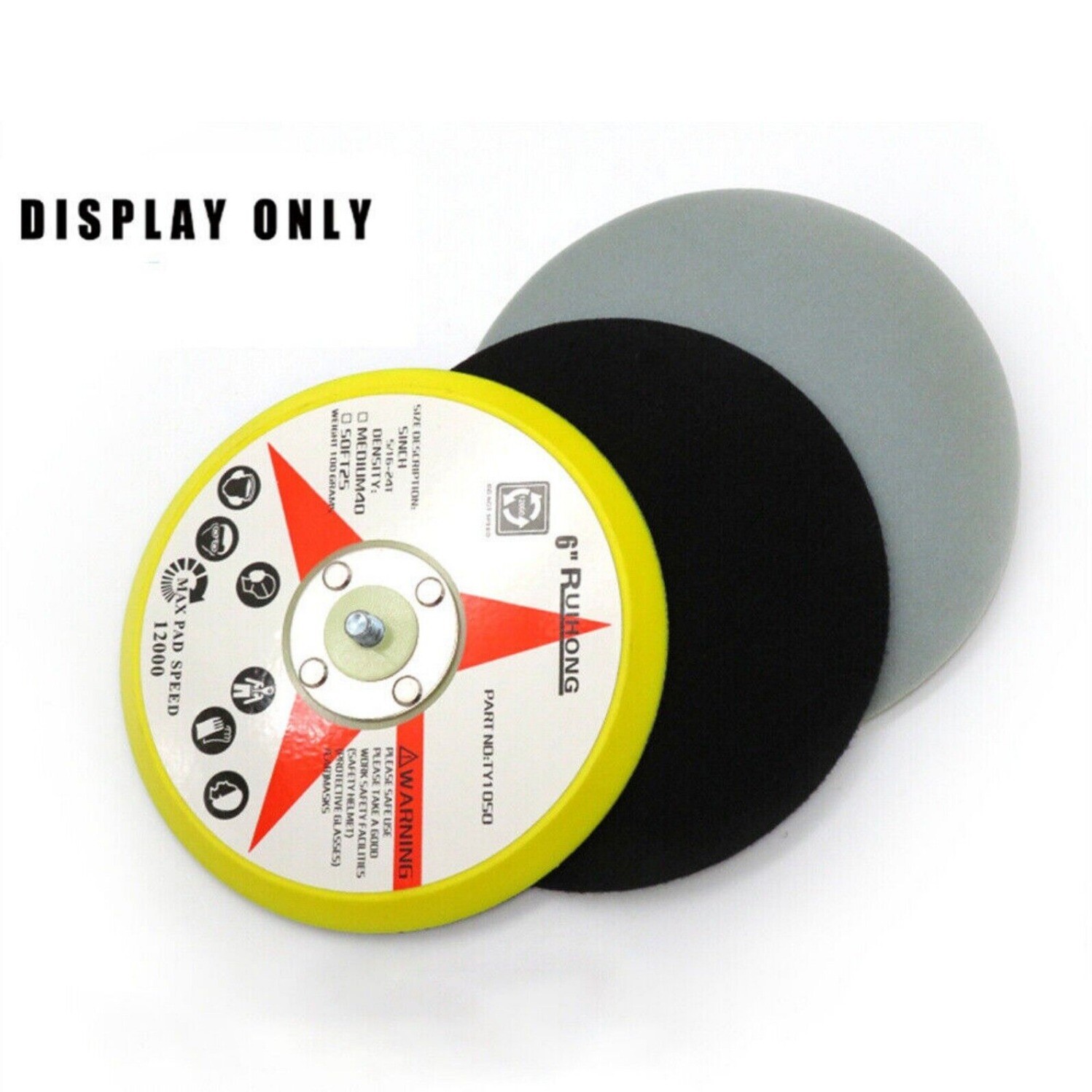 6″ 150mm Pad Saver Protector Pad for Sanding Pad Hook & Loop Backing Pad 15 Hole