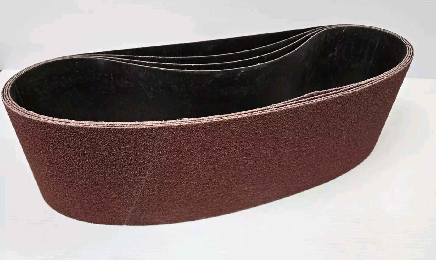 6″ × 48″ Ceramic Sanding Belts (6 Belts) 60 Grit. “Y” Weight Backing. “New”