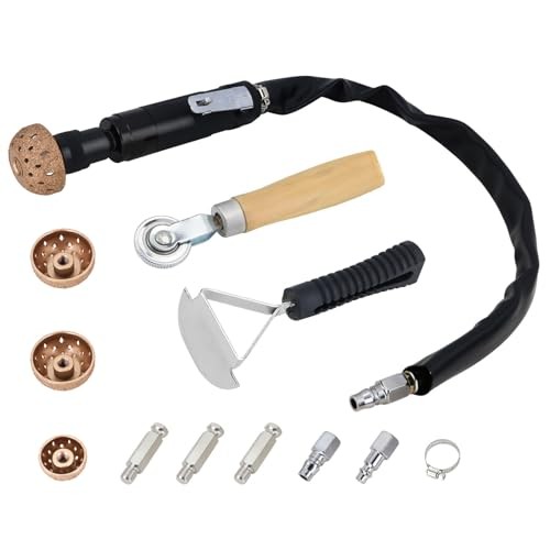 Air Tire Repair Kits, Wheel Polish Patch Tools, Includes 2500RPM Low Speed
