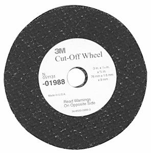 WHEEL CUT-OFF 3 X 1/16 X 3/8 BX/50 MMM-1988
