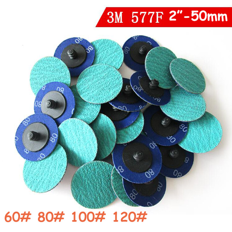 2″ 50mm Sanding Discs Grinding Wheel Type R Abrasive Wheels 60 80 100 120 Grit