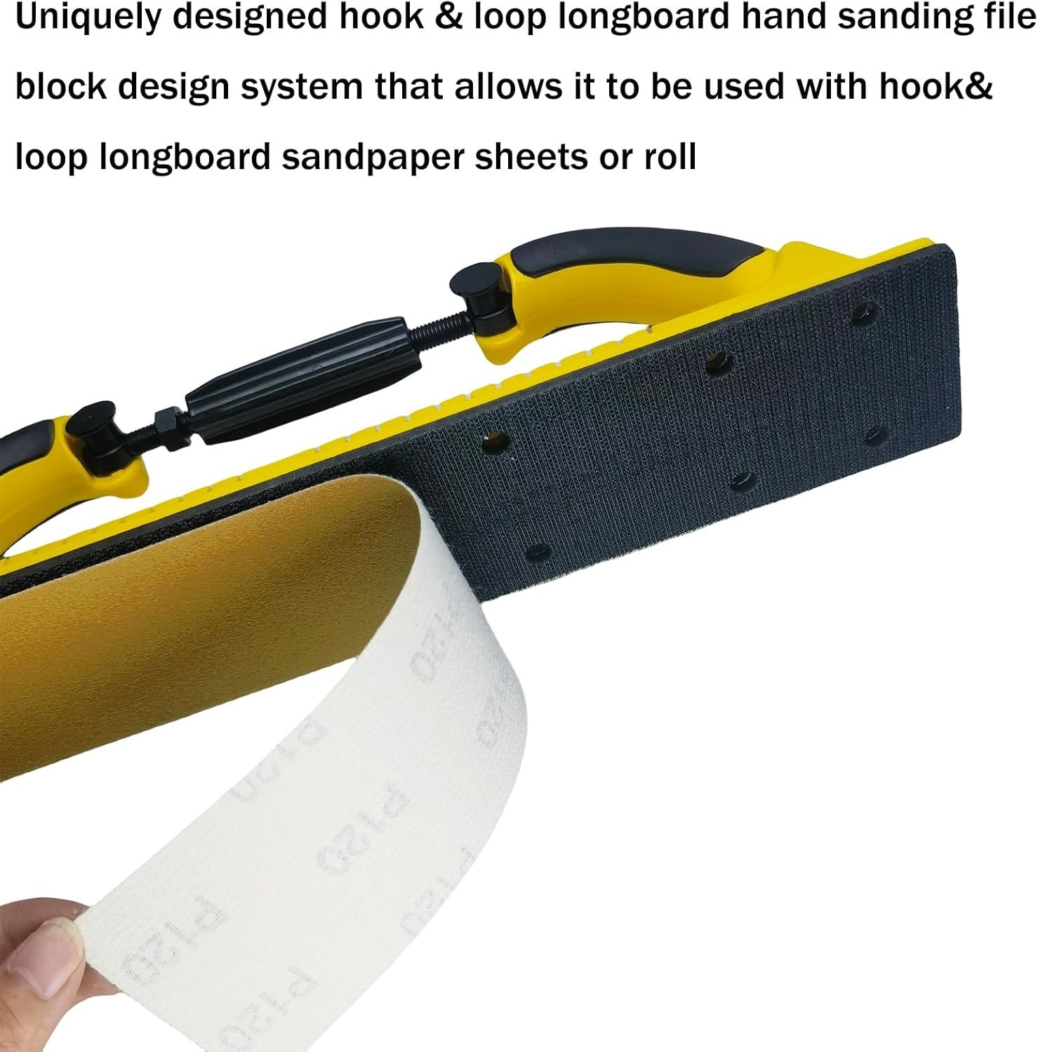 2-3/4″ X 15-3/4″ Adjustable Radius Flex Longboard Hand Sanding File Block