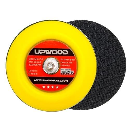 3 Inch M6 Thread Hook and Loop Backing Pad for Mini Air Sander Polisher