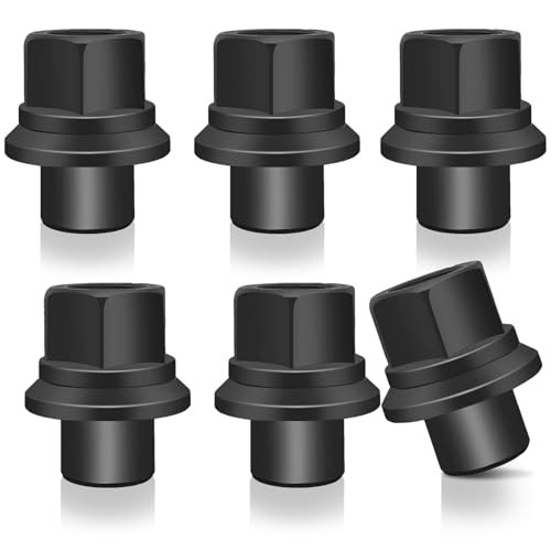 Pcs of Two Piece 19mm Sleeve Flanged M22x1.5 Wheel Nuts, 33mm Hex, 19 MM 6