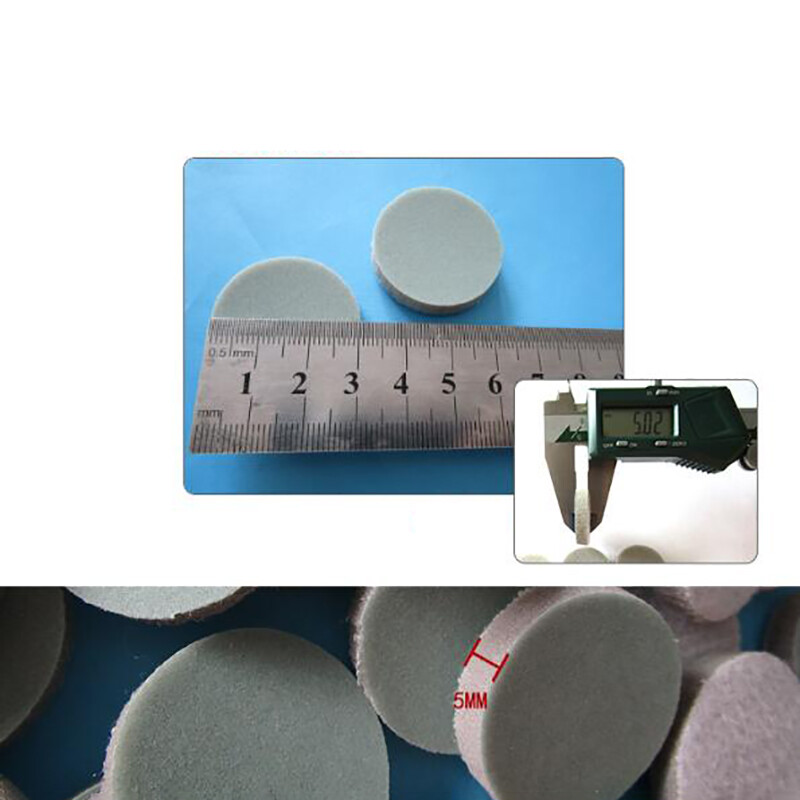 30mm Hook and Loop Sanding Discs Sandpaper Wet and Dry 300-3000 Grit Pads Green