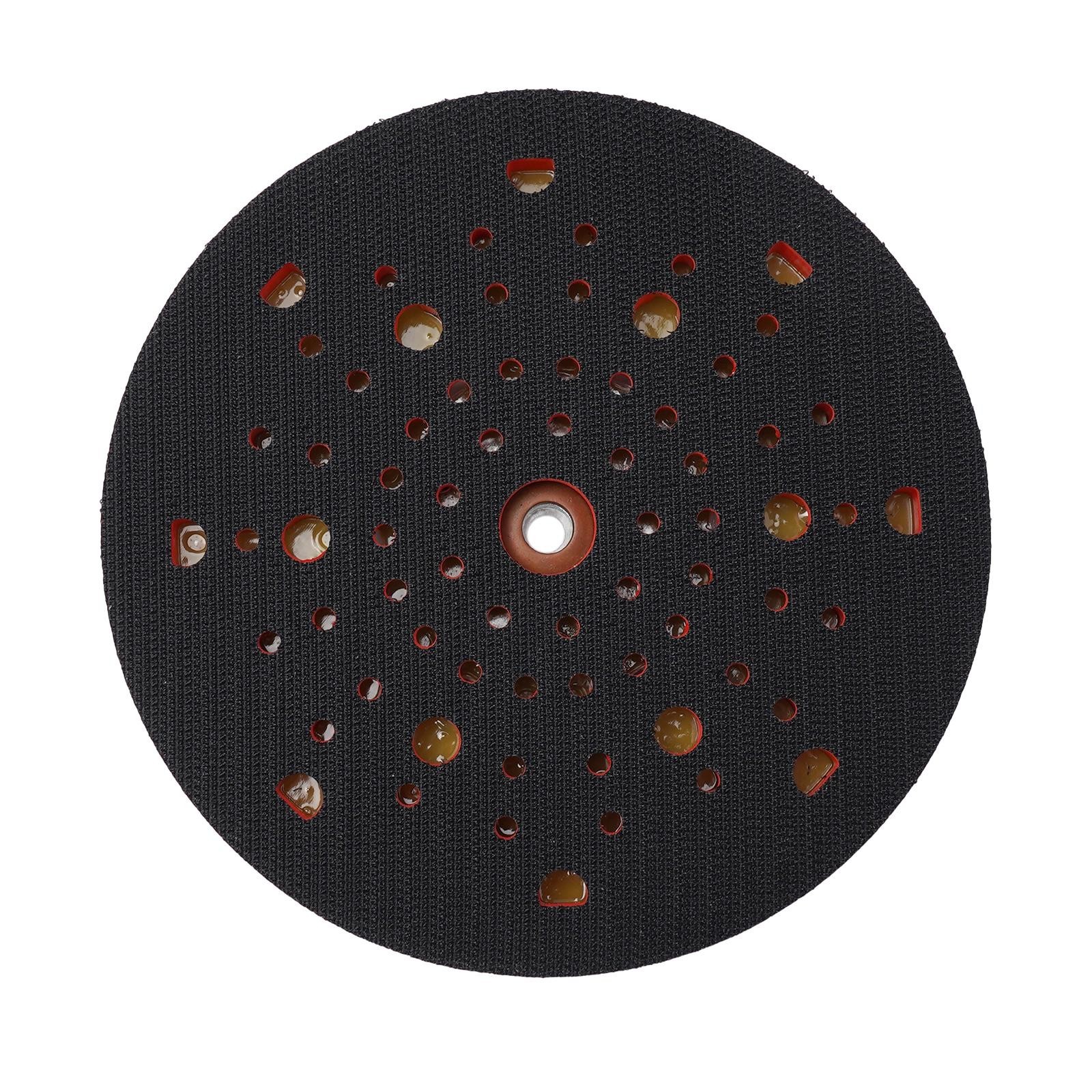 Red And Black Multi Hole Back Up Sanding Pad Replacement For Bosch RSM6045