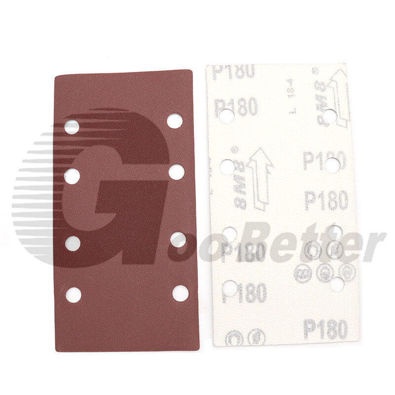 Hook and Loop 1/3 Punched Sanding Sheets 93 x 185mm Sandpaper Pads 40-800 Grit