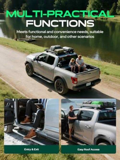 4.25 Inch Running Boards for Chevy & GMC, Crew Cab | Compatible with Colorado