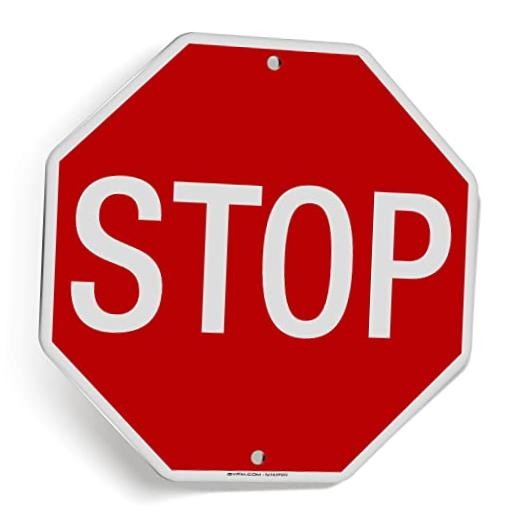 Stop Sign Reflective Aluminum, Octagonal Sign Aluminum Reflective Engineer