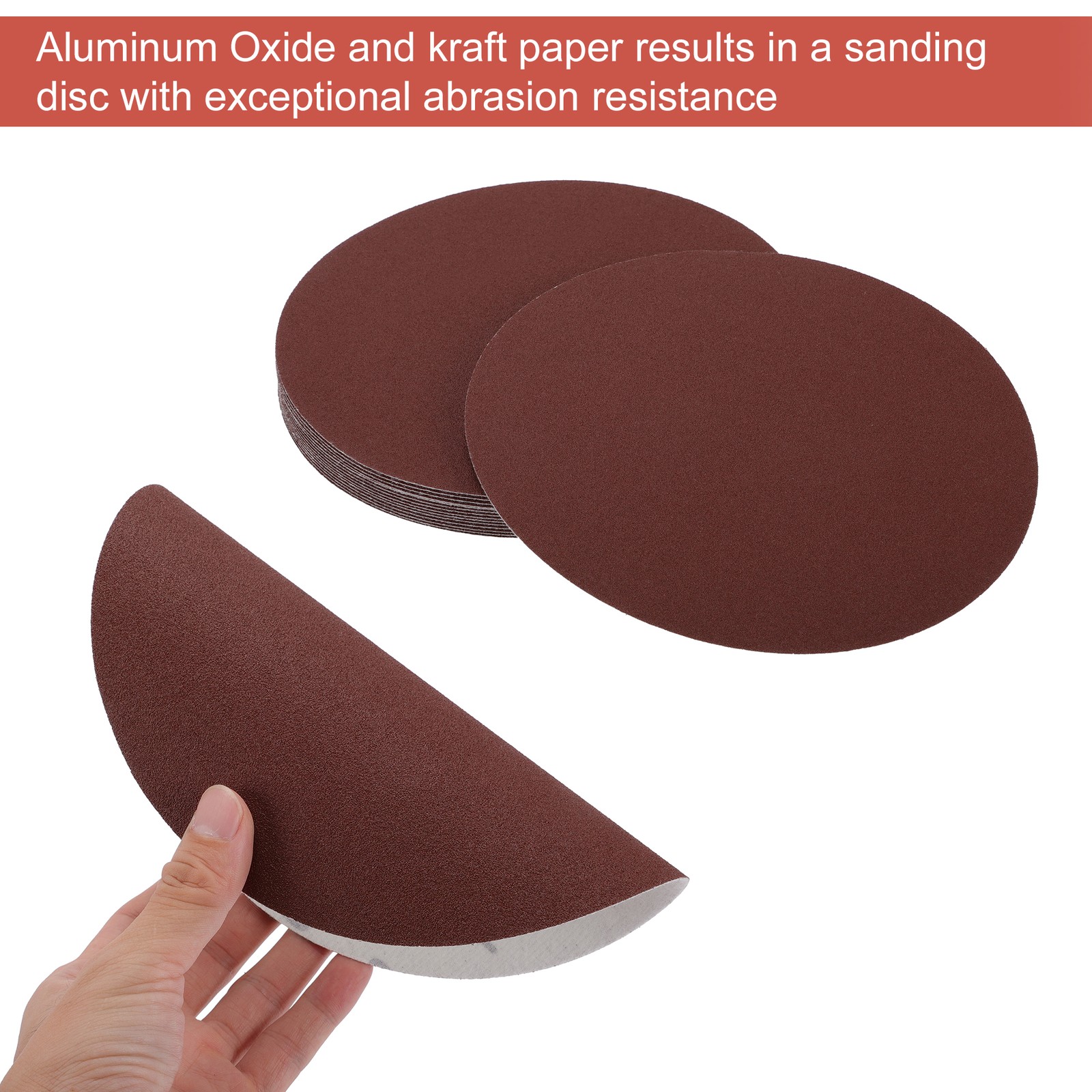 8 Inch Sanding Discs Round Hook and Loop Sandpaper 100 Grits – 15 PCS