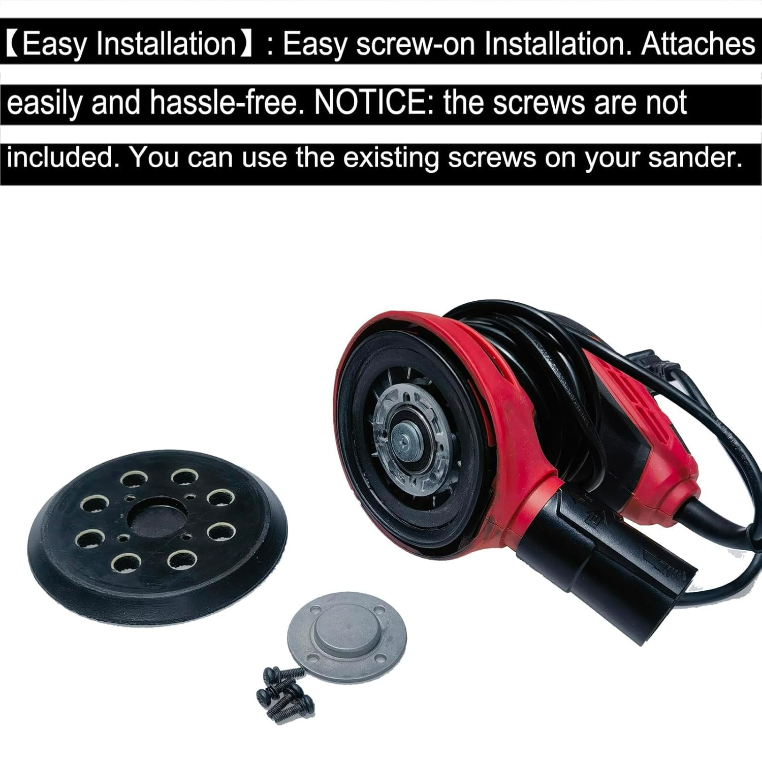 5 Inch 8 Hole Hook-And-Loop Replacemet Sanding Pad for SKIL SR211601 SR6604B SR6