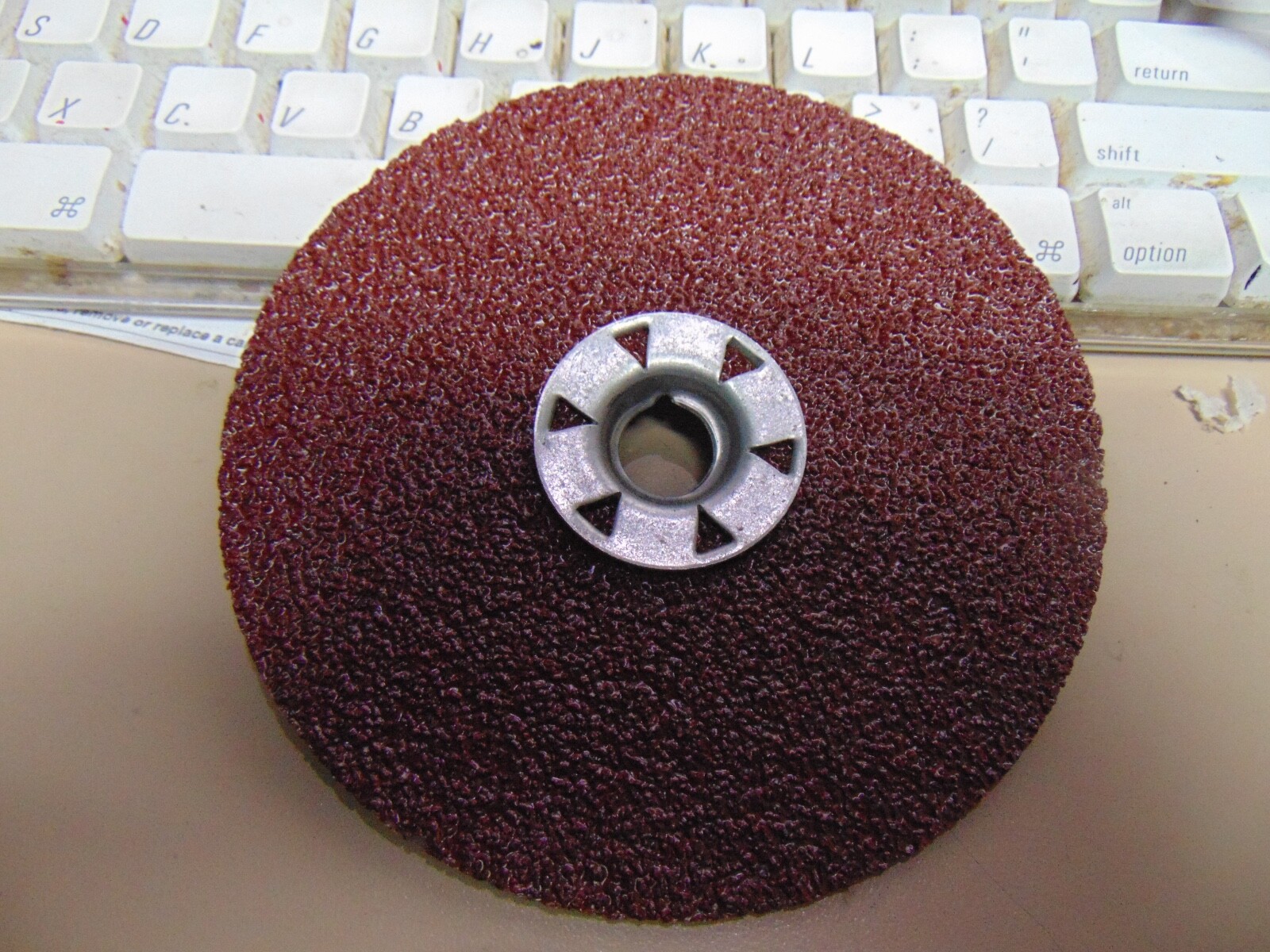 5″ Fibre Resin Sanding Disc 36 Grit Quick Change Pferd 25pk aluminum oxide