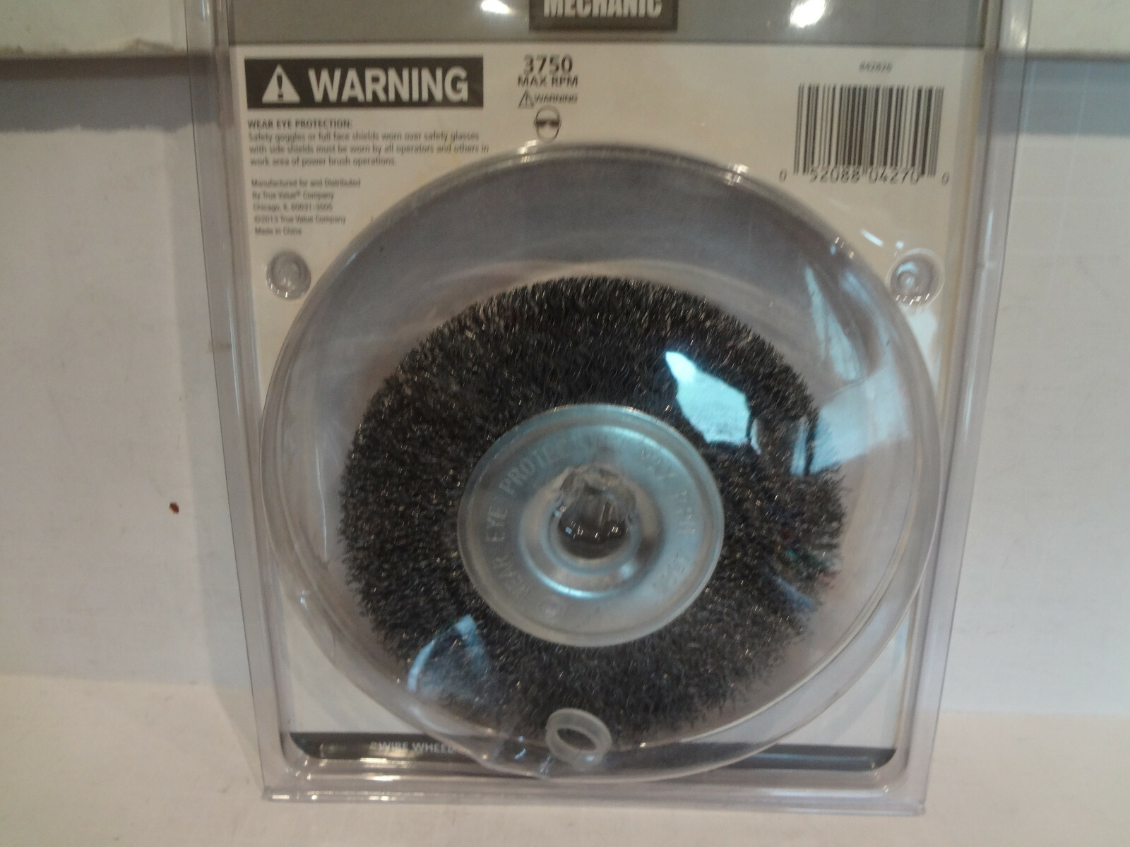 Master Mechanic 5″ COARSE Crimped Wire Wheel Brush #842826