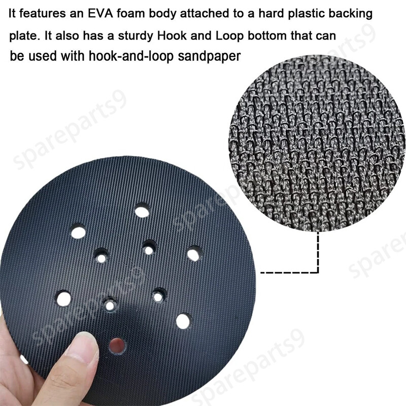 2Pcs 6″ Orbit Sander Backing Pad 305189001 for Ridgid R2611 Hook & Loop Pads New