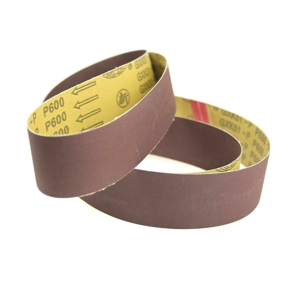 20Pcs 2000x50mm P40-800 Abrasive Sanding Belts Coarse Grinding to Fine Polishing