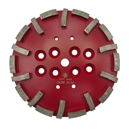 Diamond Grinding Plate for Concrete Floor, 10 Inch/40 30/40 S 30/40 Soft 30
