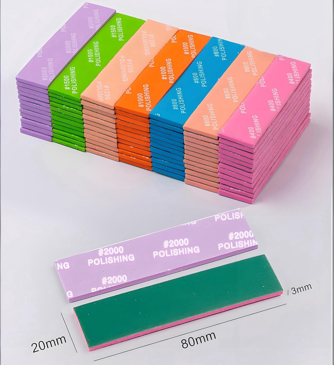 30Pcs Sanding Sponge for Model,Waterproof Wet Dry Hobby Model Tool,Sanding Block